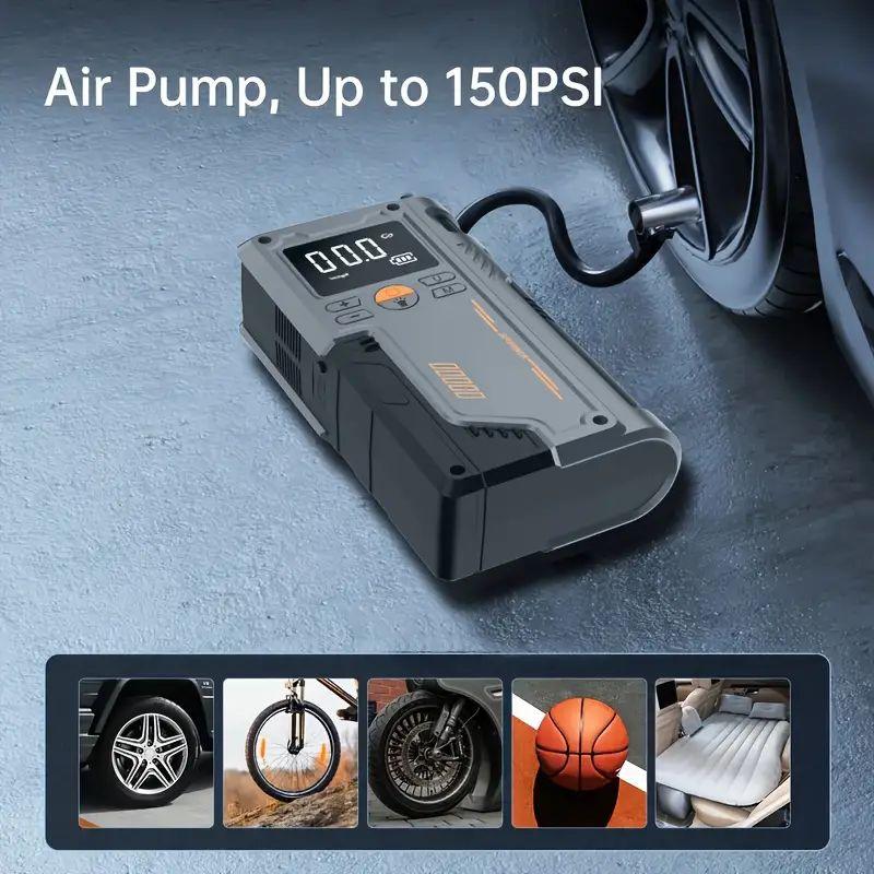 wholesale quality portable car jump starter and tire inflator 